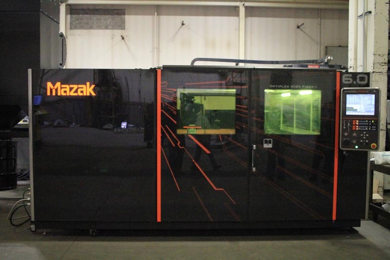 Mazak Optiplex 4020 6kW Fiber Laser